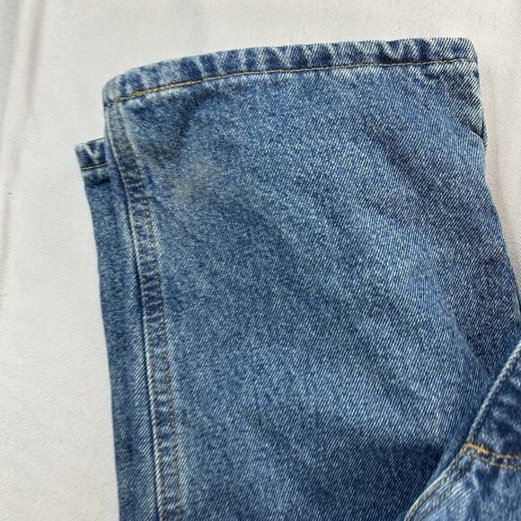 Carhartt Men's B172 Relaxed Fit Straight Leg Flannel Lined Denim Jeans - 30x32 - Picture 2 of 12